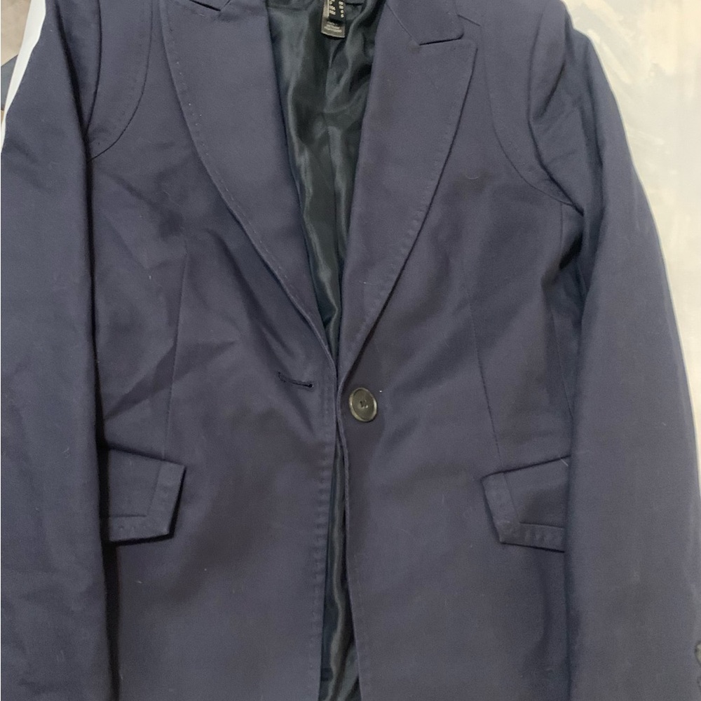 Mango Dark Blue Women's Blazer